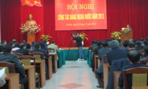 Hội nghị công tác đảng ngoài nước năm 2013